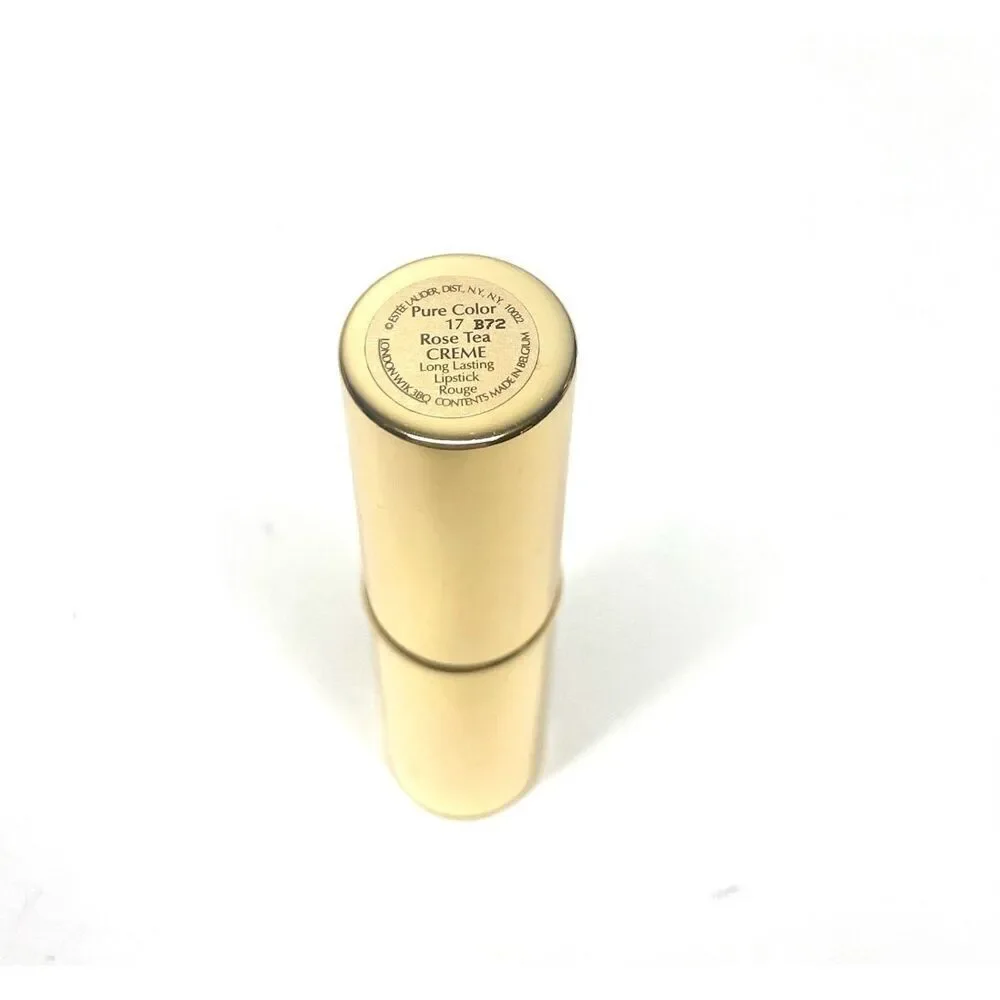 Estée Lauder Pure Color Creme Long Lasting Lipstick Rose Tea Discontinued Case